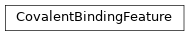 Inheritance diagram of biopax-explorer.biopax.covalentbindingfeature.CovalentBindingFeature